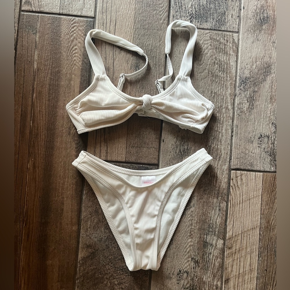 White bikini